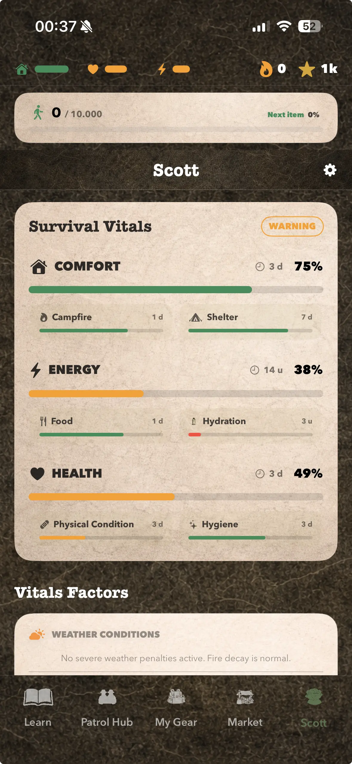 Survivly WildDex camera plant identification and vitals on iPhone and Android